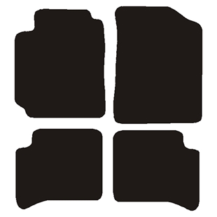 Velour måtter Toyota Yaris 5drs type XP10 1999-2005