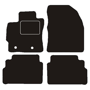 Velour måtter Toyota Verso 2013- 7 pers.