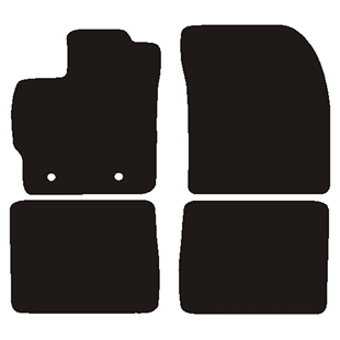 Velourmåtter Toyota Prius 1/2008-