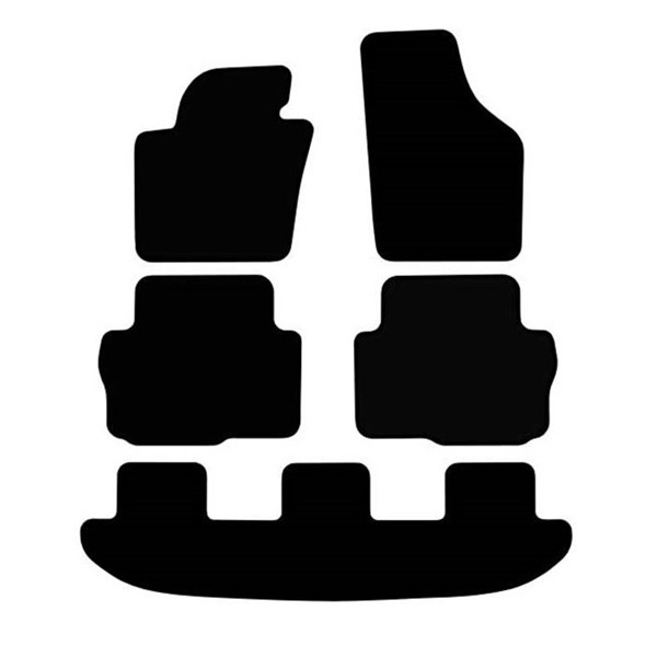 Velour måtter Dacia Lodgy 7P 2012-