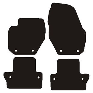 Velour måtter Volvo V60 2010-2018