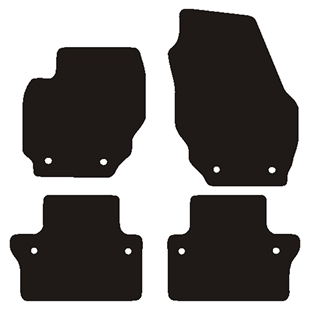 Velour måtter Volvo V70 06.2008-