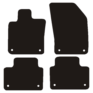 Velour måtter Volvo V60 2018-