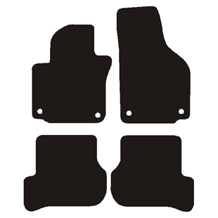 Velour måtter VW Golf plus 2007-