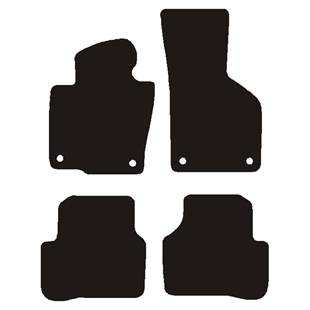 Velour måtter VW Passat 2005-2008