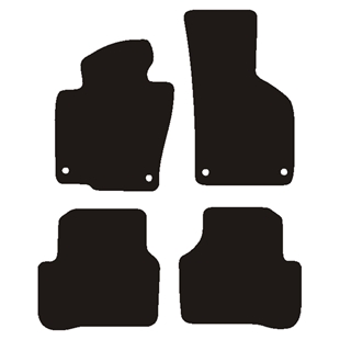 Velour måtter VW Passat CC 2008-