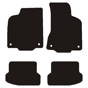 Velour måtter VW Polo 6n2 2000-2002