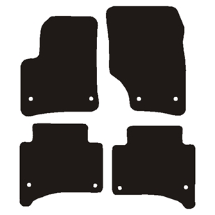 Velour måtter VW Touareg 2003-2010