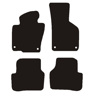 Velour måtter VW Passat 2010-2014