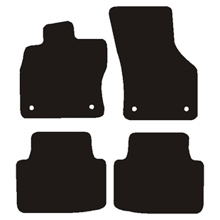 Velour måtter VW Passat B8 2015- (3G2 3G5 CB2 CB5)