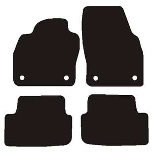 Velour måtter VW Polo VI 10/2017-