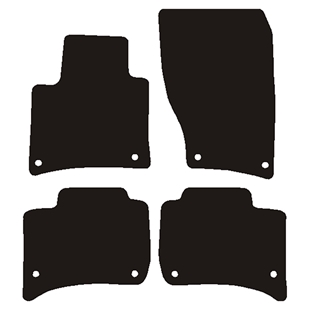 Velour måtter VW Touareg 2010-