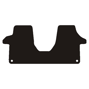 Velour formåtte VW Transporter T 6.1 2 enkelt stole