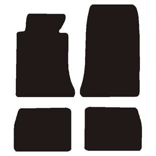 Måtter Mercedes 124 Coupe 87-93 - uden måttelåse