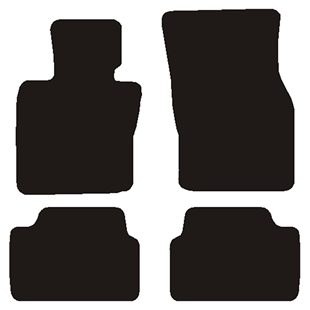 Måtter MINI F55, F56 One 5dr 2014- Sort nålefilt