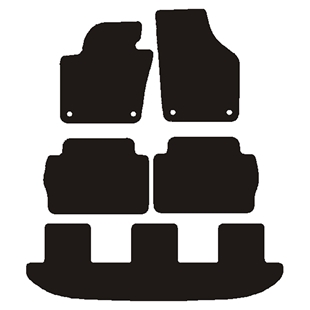 Måtter Seat Alhambra 7P 2011-