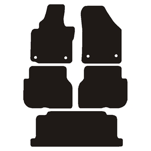 Måtter VW Touran 7P 2007-2014