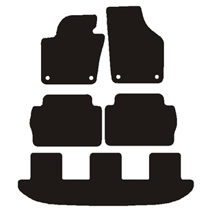 Måtter VW Sharan 7P 2010-