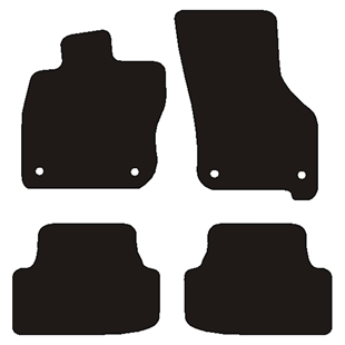 Måtter VW Golf 8 automatgear 2020 -