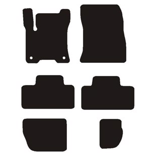 Diamond velourmåtter Mercedes EQB (X243) 2021-
