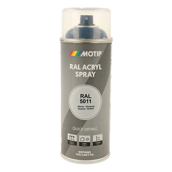 Motip Ral 5011 high gloss steel blue