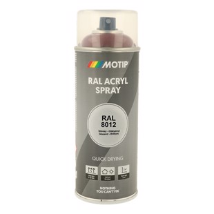 Motip Ral 8012 high gloss red brown