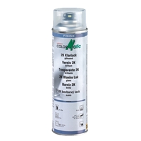 Spraydåse med ColorMatic Klarlak højglans 2K Hi-speed 500ml til beskyttelse og finish af overflader.