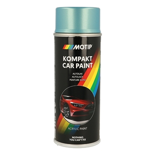 Motip Autoacryl spray 52732 400ml sort bil lak spraymaling med regnbuefarvet label til bilreparation og autolakering