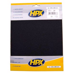 HPX sandpapir p80 - 4 stk.