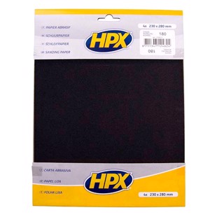 HPX sandpapir p180 - 4 stk.