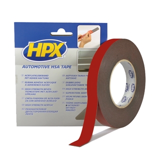 HPX dobbeltklæbende tape 12mm x 10m med høj styrke og acrylklæbemiddel til automotive og industrielle anvendelser