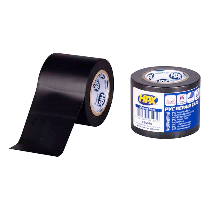 HPX Agritape sort, 50mm x 10m