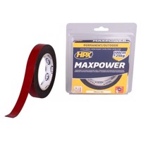 HPX max power monteringstape sort, 19mm x 5m