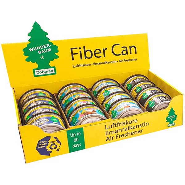 Wunderbaum duftdåse display med 16 stk.