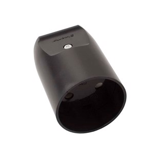 Forlængerled F4 m/blindhul u/jord. sort hun