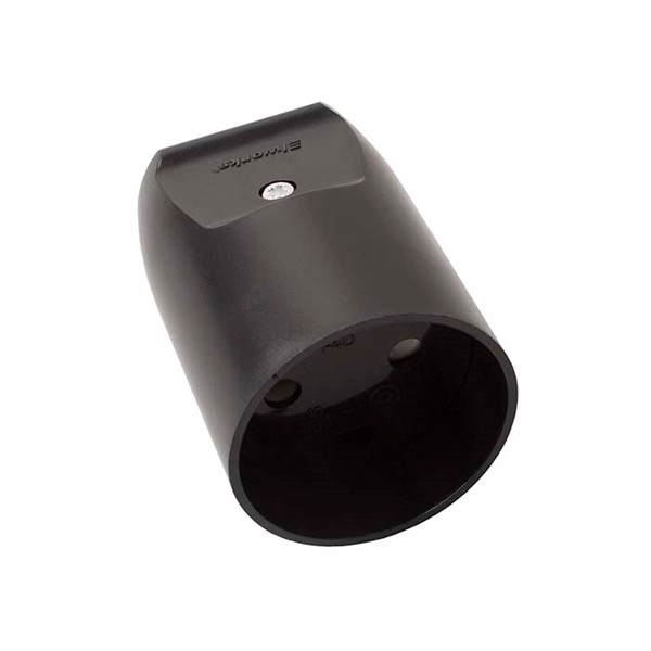 Forlængerled F4 m/blindhul u/jord. sort hun