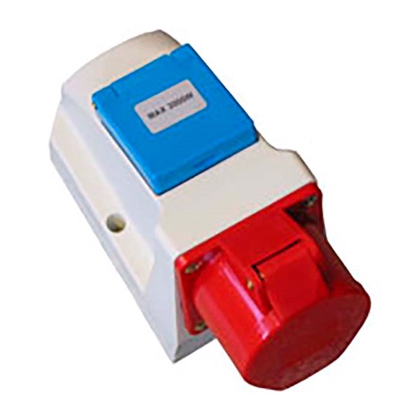 Cee vægudtag combi 5p/dk 3p