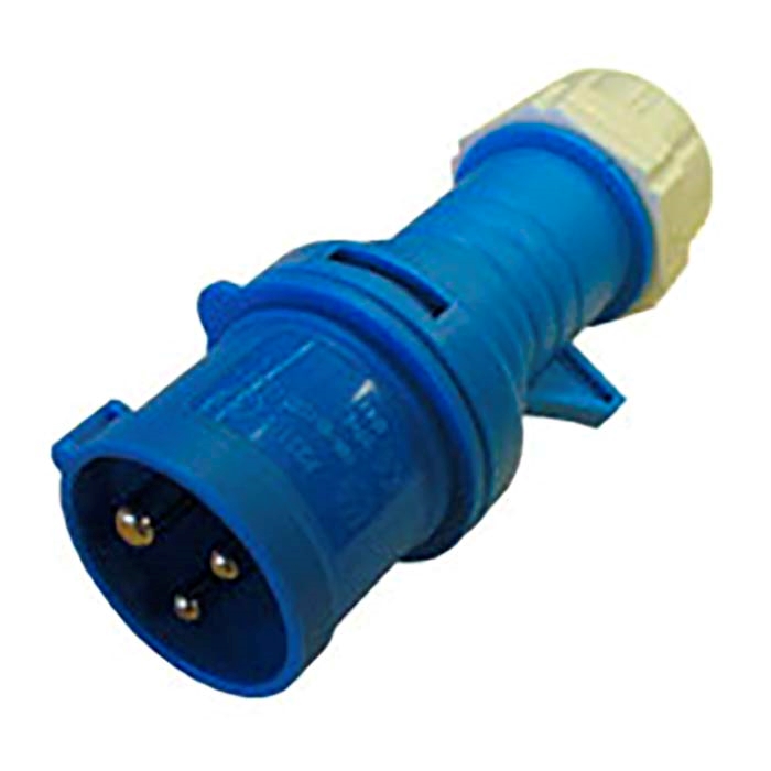 Cee stikprop 16/250v ip44. blå