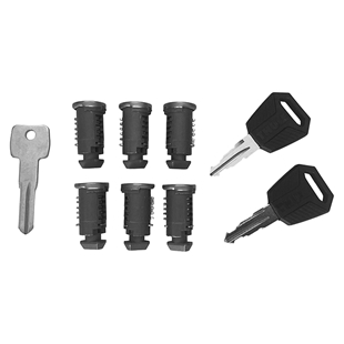 THULE One Key System låsecylinder og nøgle i 6-pack til centralt låsesystem, høj kvalitet og sikkerhed