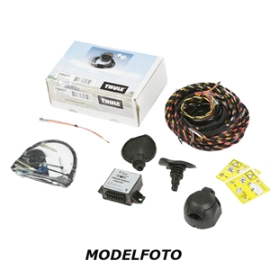 Thule Kabel kit c1/aygo/107 med ledningsnet, stik, moduler og monteringsdetaljer til biltilbehør, modelbillede uden baggrund