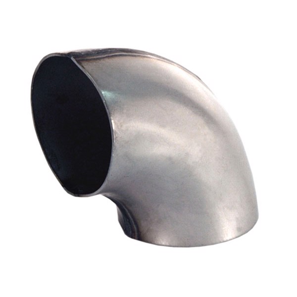Rustfri svejsebøjning 2,5" 90 grader