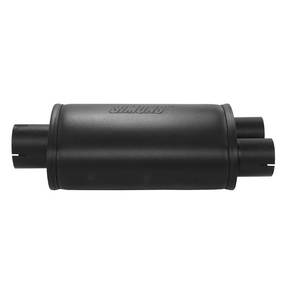 Oval lyddæmper 3" "split