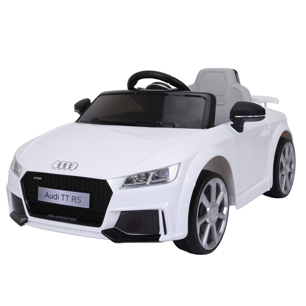 Audi TT RS Elbil til børn - Hvid