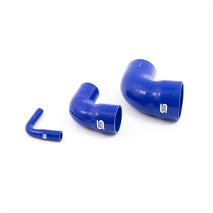 Forge Motorsport 19-16mm Reducing Elbow Silicone Hose - Blue