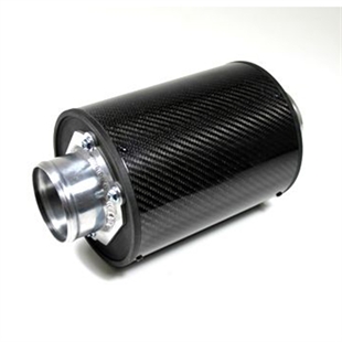 Forge Motorsport Carbon Air Filter Canister with 76mm O/D Inlet/Outlets