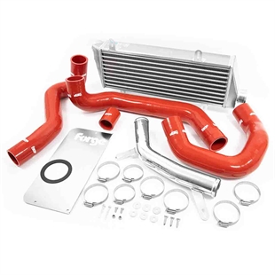Forge Motorsport Front Mounting Intercooler for the Peugeot 208 GTi - Red Hoses