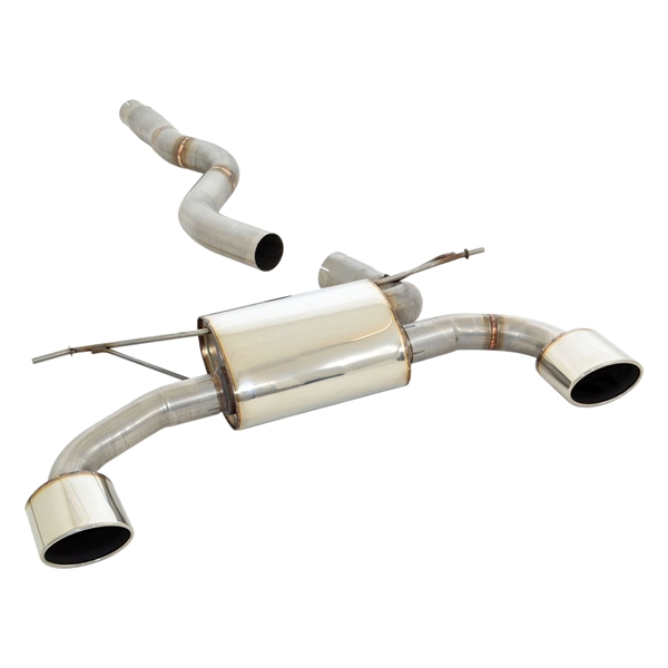 Friedrich Motorsport 76 mm Duplex Sport Bagpotte I Rustfrit Stål BMW 3-serie F30 / F31