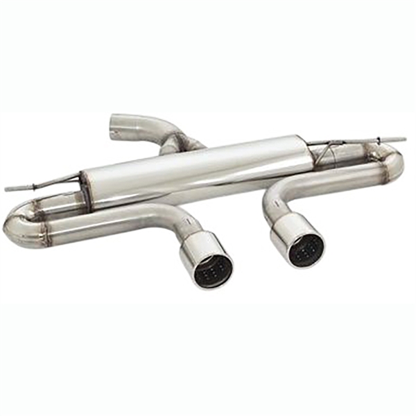 Friedrich Motorsport 3 Tommer (76mm) Duplex Sportsbagpotte Rustfrit Stål VW Golf V