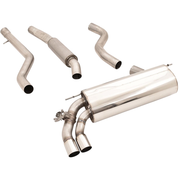 Friedrich Motorsport 76 mm Rustfrit Stålsystem BMW 3-Serie F30 Sedan