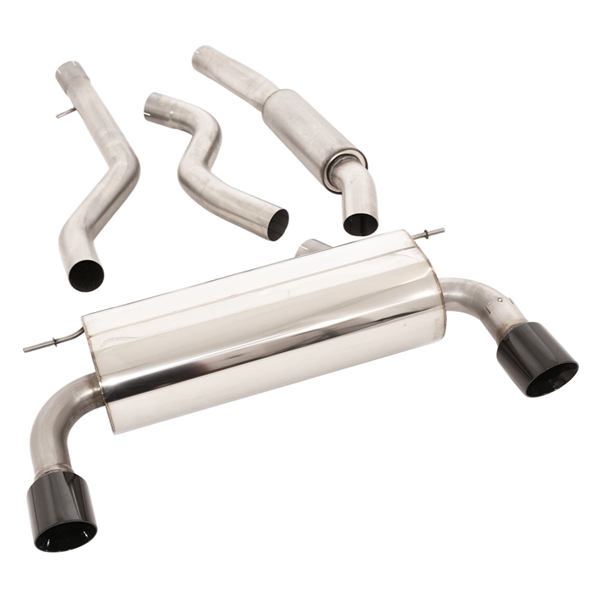 Friedrich Motorsport 76 mm Duplex-System I Rustfrit Stål